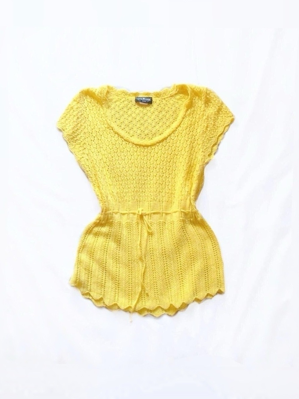 Cool Line Ltd Vintage Crochet Knit Top